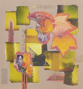 Lynne Farrow, collage for a poem, "Recommitment of faith"