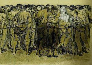 Ζωγραφική σύνθεση Kathe Kollwitz