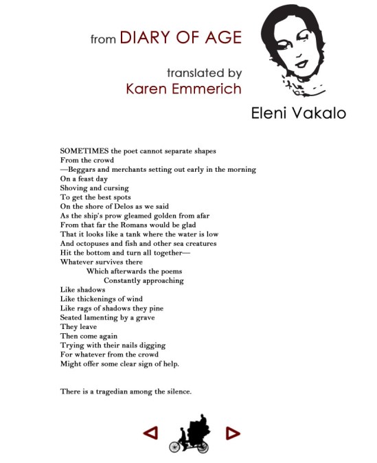 Vakalo Sometimes the poet