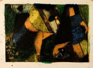 Σύντελης Τάσσος, Άτιτλο (1963) - τονική οξυγραφία