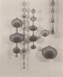 Imogen Cunningham, Ruth asawas wire baskets and their shadows (1956)