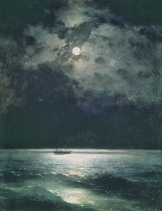 Ivan Aivazovsky, The Black Sea at night