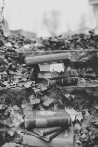 books and leafs