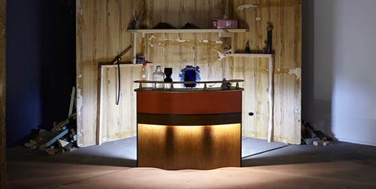 Nick Dorey, An ointment isn’t an antidote, 2016, site-specific mixed media installation. Courtesy the artist. Photo: Zan Wimberley. Part of the exhibition Dämmerschlaf at Artspaceuntil&nbsp;28 February 2016