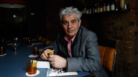 Greek-Australian poet PiO has written a 700-page poetic biography of Fitzroy and himself. Photo: Meredith O'Shea