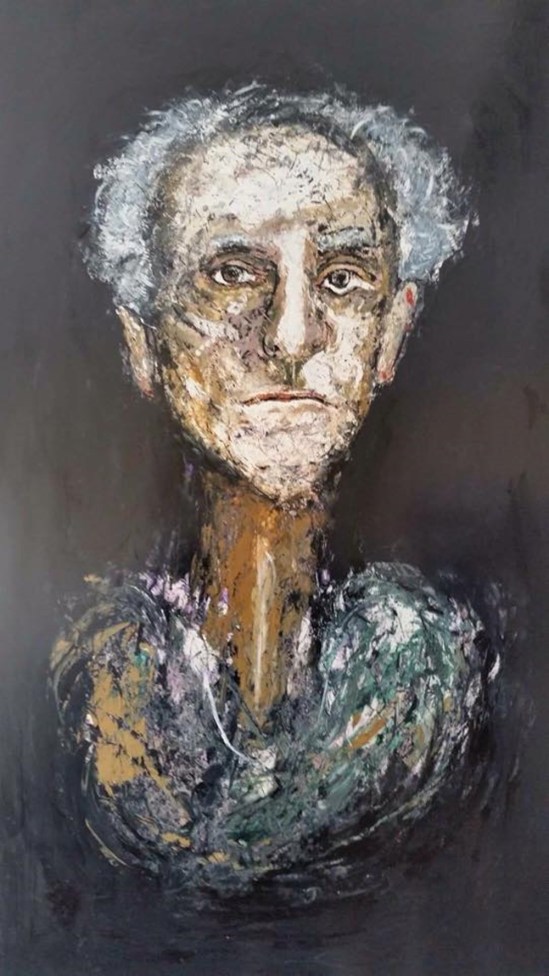 Dimitris Tsaloumas, A portrait by Nikos Kypreos