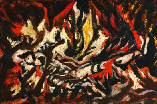 Jackson Pollock, The Flame (1938)