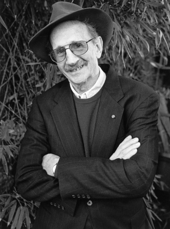 Portrait of Pulitzer prize-winning poet Philip Levine, Fresno, California, 1999. (Photo by Chris Felver/Getty Images)